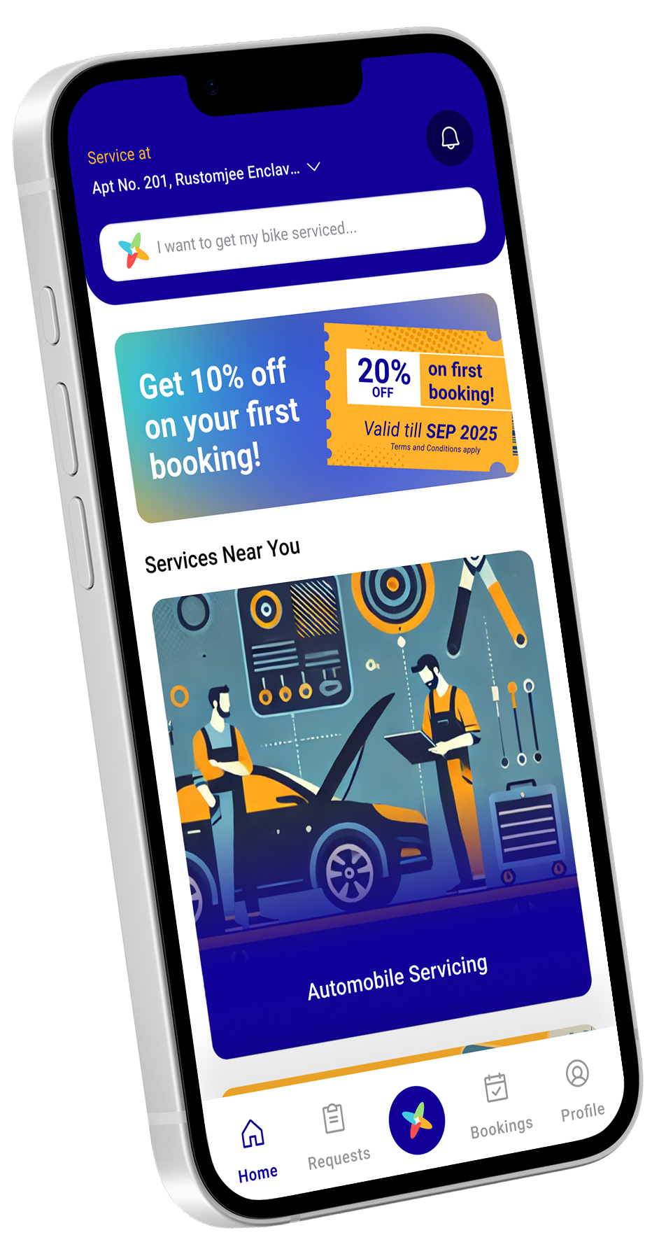 Exavi app screenshot